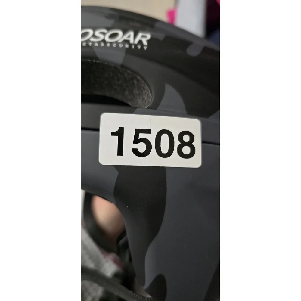 Bosoar‎ Mountain Bike Helmet,Adult Cycling Helmet Medium Camouflage Black